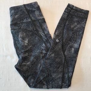 Lululemon athletica leggings, weave pattern, 4